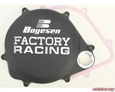 Boyesen Factory Racing Clutch Cover Black Honda CRF450RX | CRF450R 2017-2020 - CC-06CB