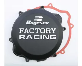 Boyesen Factory Racing Clutch Cover Black Honda CRF450X 2005-2016