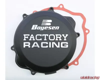 Boyesen Factory Racing Clutch Cover Black Honda CRF450X 2005-2016 - CC-06XB