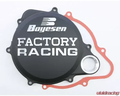 Boyesen Factory Racing Clutch Cover Black Honda CRF250R 2010-2017 - CC-07AB