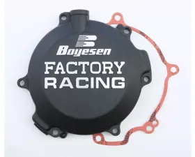 Boyesen Factory Racing Clutch Cover Black Kawasaki KX85 | KX100 | KX65 | Suzuki RM100 1998-2019