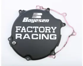 Boyesen Factory Racing Clutch Cover Black Kawasaki KX125 2003-2005