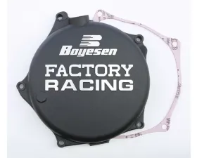 Boyesen Factory Racing Clutch Cover Black Kawasaki KX250F | KX250 2009-2020