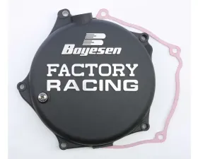Boyesen Factory Racing Clutch Cover Black Kawasaki KX250F | Suzuki RM-Z250 2004-2008
