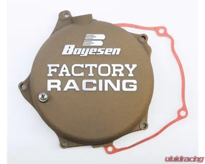 Boyesen Factory Racing Clutch Cover Magnesium Kawasaki KX250F | Suzuki RM-Z250 2004-2008 - CC-17M