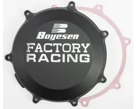 Boyesen Factory Racing Clutch Cover Black Kawasaki KX450 2019-2020