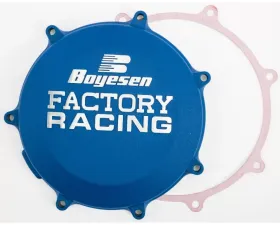 Boyesen Factory Racing Clutch Cover Blue Kawasaki KX450 2019-2020