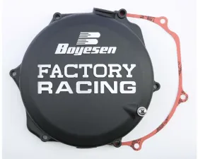 Boyesen Factory Racing Clutch Cover Black Suzuki RMX450Z | RM-Z450 2008-2020