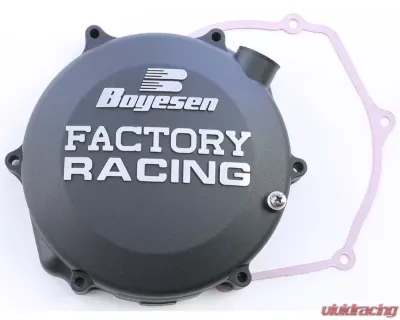 Boyesen Factory Racing Clutch Cover Black Suzuki RM-Z450 2005-2007 - CC-26B