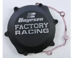 Boyesen Factory Racing Clutch Cover Black Yamaha YZ85 | YZ65 2002-2019