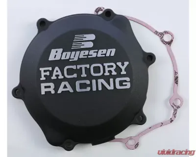 Boyesen Factory Racing Clutch Cover Black Yamaha YZ85 | YZ65 2002-2019 - CC-30B