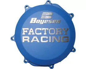 Boyesen Factory Racing Clutch Cover Blue Yamaha YZ85 | YZ65 2002-2019