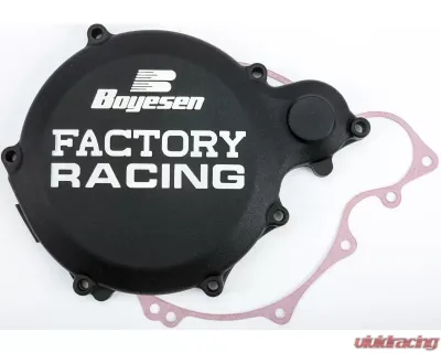 Boyesen Factory Racing Clutch Cover Black Yamaha WR250 | YZ250 1991-1998 - CC-32B
