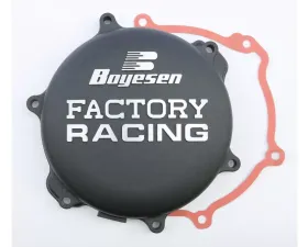 Boyesen Factory Racing Clutch Cover Black Yamaha YZ125 2005-2019