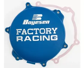 Boyesen Factory Racing Clutch Cover Blue Yamaha YZ125 2005-2019