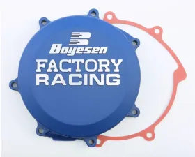 Boyesen Factory Racing Clutch Cover Blue Yamaha YZ250FX | YZ250F | WR250F 2014-2019