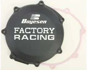 Boyesen Factory Racing Clutch Cover Black Yamaha YZ250F | WR250F 2001-2013