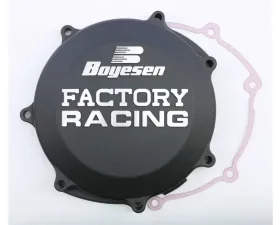 Boyesen Factory Racing Clutch Cover Black Yamaha YZ450F | WR450F 2003-2013