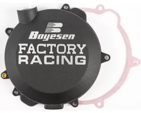 Boyesen Factory Racing Clutch Cover Black CC-41AB