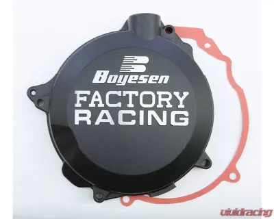 Boyesen Factory Racing Clutch Cover Black CC-41B - CC-41B