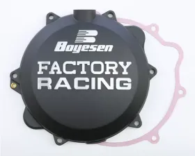 Boyesen Factory Racing Clutch Cover Black Husqvarna TE | TC | FE | KTM SX | XC 2009-2016