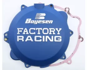 Boyesen Factory Racing Clutch Cover Blue Husqvarna TE | TC | FE | KTM SX | XC 2009-2016