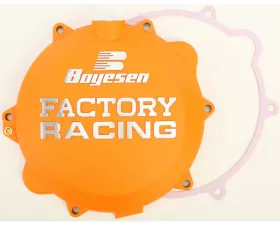 Boyesen Factory Racing Clutch Cover Orange Husqvarna TE | TC | FE | KTM SX | XC 2009-2016