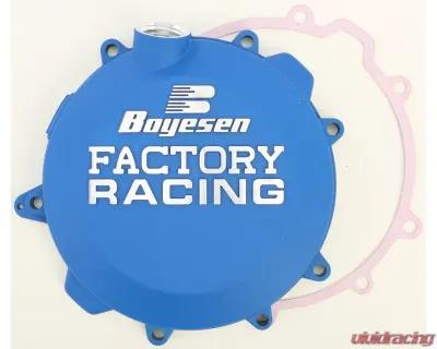 Boyesen Factory Racing Clutch Cover Blue Husqvarna/KTM CC-42CL - CC-42CL