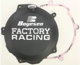Boyesen Factory Racing Clutch Cover Black Husqvarna/KTM/Husaberg