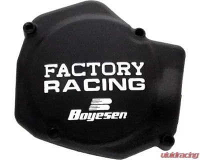 Boyesen Factory Racing Ignition Cover Black Honda CR125R 1988-2004 - SC-01AB