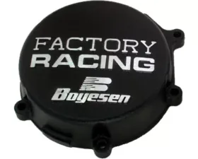 Boyesen Factory Racing Ignition Cover Black Kawasaki KX80-100 | Suzuki RM100 1990-2019