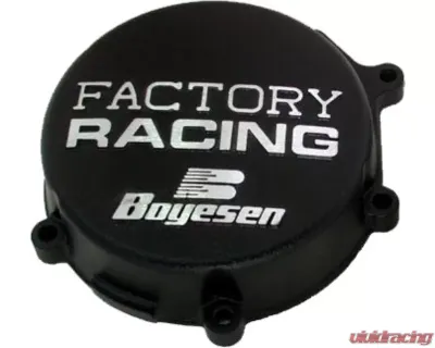 Boyesen Factory Racing Ignition Cover Black Kawasaki KX65-80 | Suzuki RM60-65 1981-2005 - SC-10CB