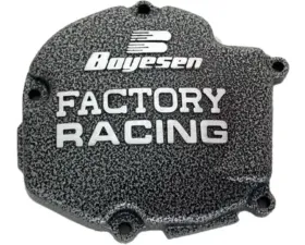 Boyesen Factory Racing Ignition Cover Black Kawasaki KX125 2003-2005
