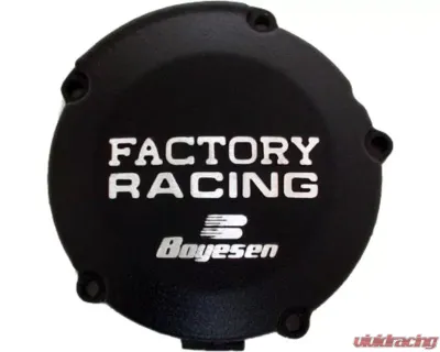 Boyesen Factory Racing Ignition Cover Black Kawasaki KX125 1992-2002 - SC-11B