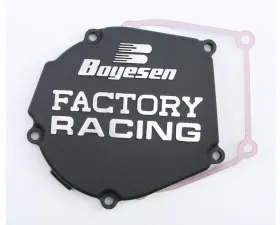 Boyesen Factory Racing Ignition Cover Black Kawasaki KX250 2005-2007
