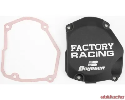 Boyesen Factory Racing Ignition Cover Black Suzuki RM125 2000-2007 - SC-21CB