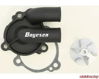 Boyesen Waterpump Cover & Impeller Kit Black Kawasaki KX85 | KX100 | Suzuki RM100 2001-2020 - WPK-10B