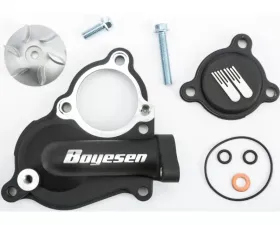 Boyesen Waterpump Cover & Impeller Kit Black Kawasaki KX250F | KX250 2017-2020