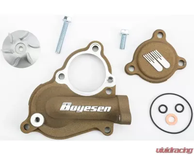 Boyesen Waterpump Cover & Impeller Kit Magnesium Kawasaki KX250F | KX250 2017-2020 - WPK-17AM