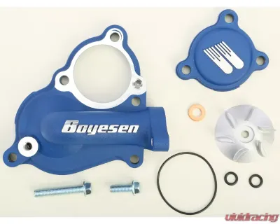 Boyesen Waterpump Cover & Impeller Kit Blue Kawasaki KX250F | Suzuki RM-Z250 2004-2016 - WPK-17L