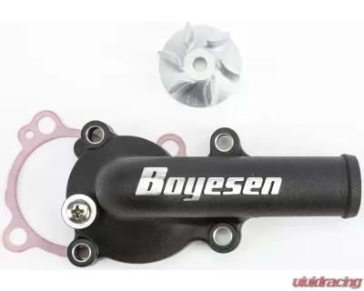 Boyesen Waterpump Cover & Impeller Kit Black Kawasaki KX450F 2016-2018 - WPK-18AB