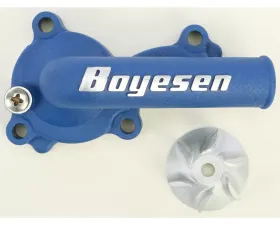 Boyesen Waterpump Cover & Impeller Kit Blue Kawasaki KX450F | KLX450R 2006-2015