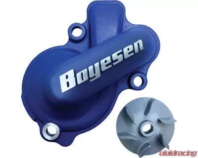 Boyesen Waterpump Cover & Impeller Kit Blue Yamaha YZ250X | YZ250 1999-2020 - WPK-32AL
