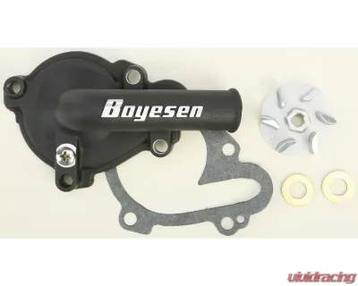 Boyesen Waterpump Cover & Impeller Kit Black Yamaha YZ250F | WR250F 2001-2013 - WPK-37B