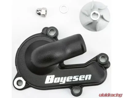 Boyesen Waterpump Cover & Impeller Kit Black KTM/Husqvarna - WPK-44AB