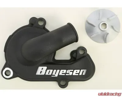Boyesen Waterpump Cover & Impeller Kit Black KTM/Husabeg/Husqvarna - WPK-44B