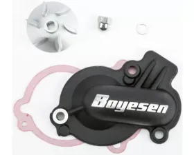 Boyesen Waterpump Cover & Impeller Kit Black Husqvarna/KTM