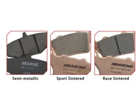 Braking Semi-Metallic Brake Pad Set Kawasaki ZX | ZRX | VN | Suzuki GSX-R | GSF | VZ | TL 2020