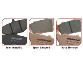 Braking Semi-Metallic Brake Pad Set Honda CB | CBR | RVT 2020