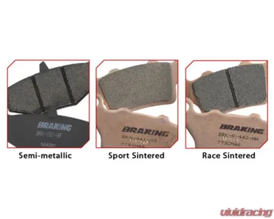 Braking Semi-Metallic Brake Pad Set Honda CB | CBR | RVT 2020 - 827SM1